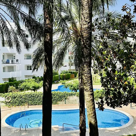 Con Vista Y Piscina Salada, Cerca De La Playa Y Parque Natural, Wi-fi Gratis - Es-258-112 Apartment Roses